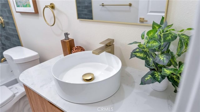 815 N Hagar St, San Fernando, CA 91340 - bathroom with vanity and toilet
