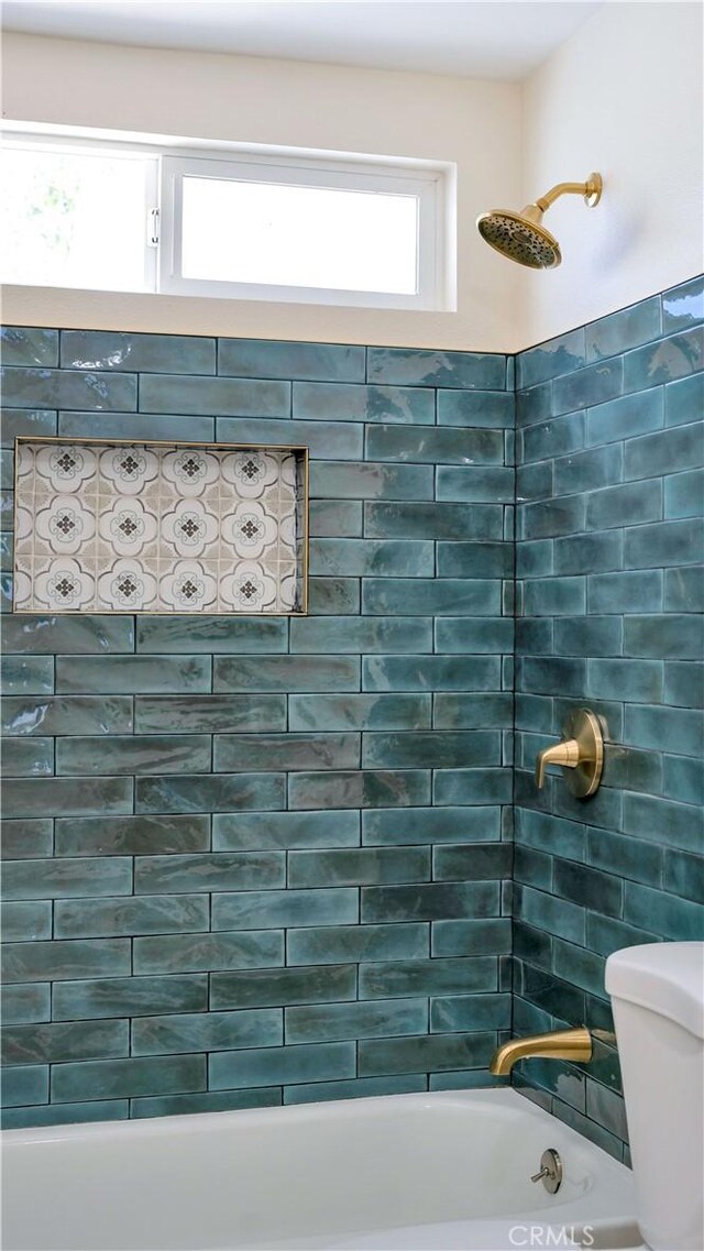 815 N Hagar St, San Fernando, CA 91340 - bathroom with shower / bath combination and toilet