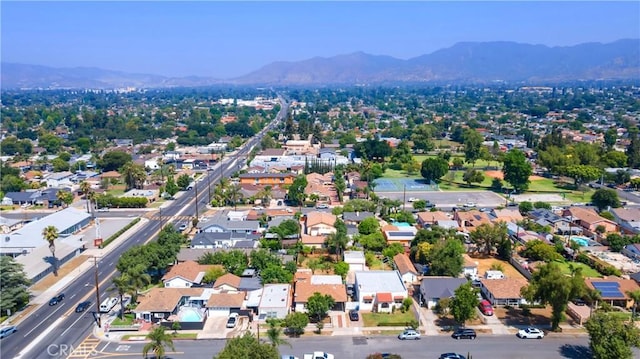 815 N Hagar St, San Fernando, CA 91340 - aerial perspective of suburban area featuring mountains
