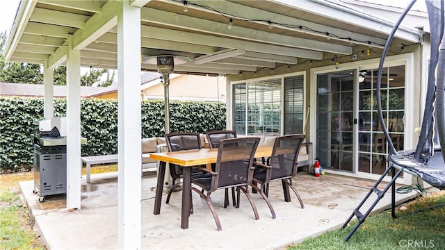 937 Dahlia Ave, Costa Mesa, CA 92626 - view of patio with outdoor dining space and grilling area