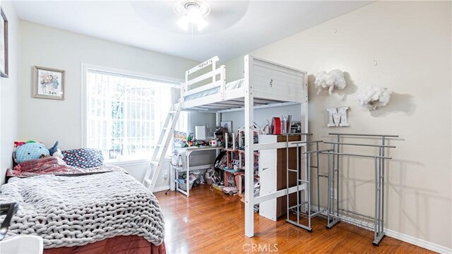 937 Dahlia Ave, Costa Mesa, CA 92626 - bedroom featuring wood finished floors and a ceiling fan