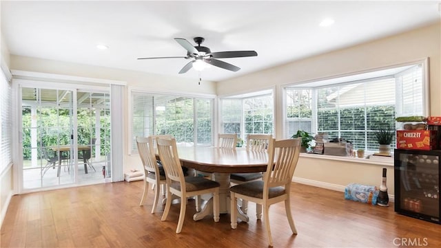 937 Dahlia Ave, Costa Mesa, CA 92626 - sunroom featuring beverage cooler and plenty of natural light