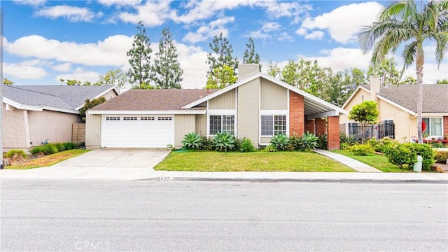 937 Dahlia Ave, Costa Mesa, CA 92626 - mid-century inspired home featuring an attached garage and driveway