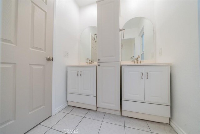 2648 Condor Cir, Corona, CA 92882 - bathroom featuring double vanity and tile patterned floors