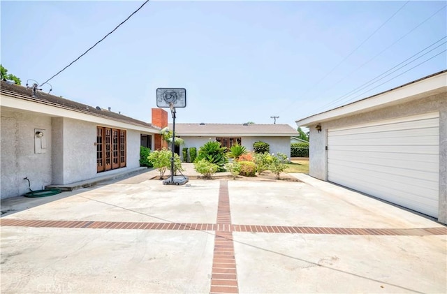 2837 E Mesa Dr, West Covina, CA 91791 - exterior space featuring stucco siding and a garage