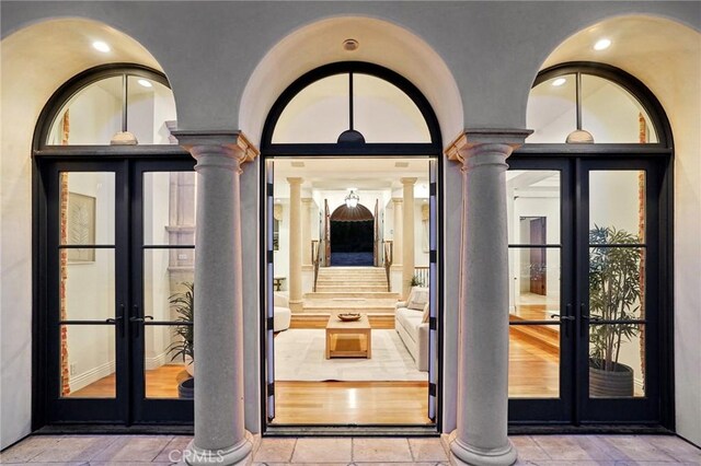 6337 Via Colinita, Rancho Palos Verdes, CA 90275 - view of exterior entry with french doors