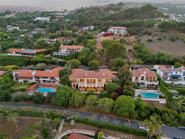 6337 Via Colinita, Rancho Palos Verdes, CA 90275 - aerial view of a pool area