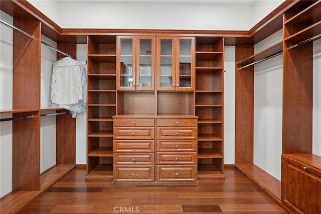 6337 Via Colinita, Rancho Palos Verdes, CA 90275 - walk in closet featuring dark wood finished floors