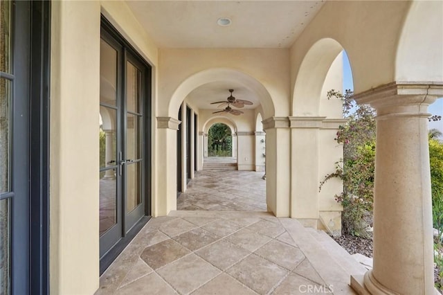 6337 Via Colinita, Rancho Palos Verdes, CA 90275 - entrance to property with french doors and stucco siding
