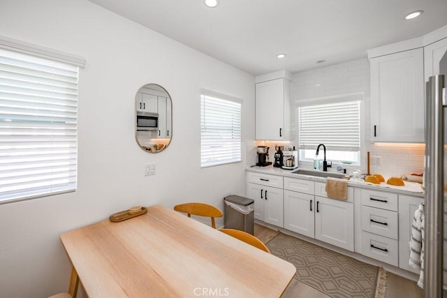 25252 Atwood Blvd, Newhall, CA 91321 - dining room featuring recessed lighting and light wood-style flooring