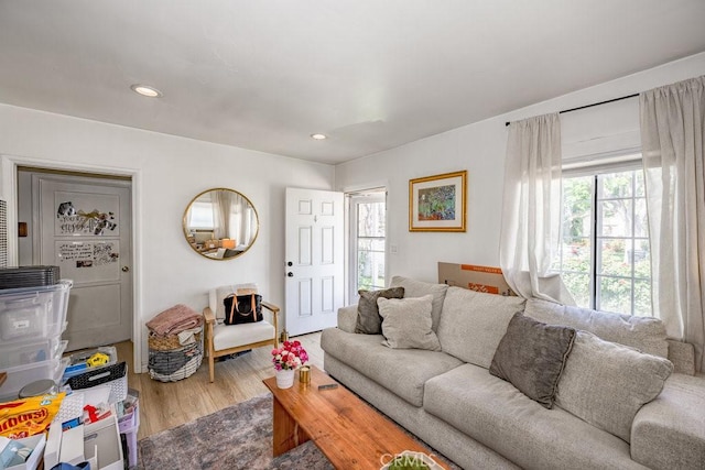 25252 Atwood Blvd, Newhall, CA 91321 - living room with wood finished floors and recessed lighting