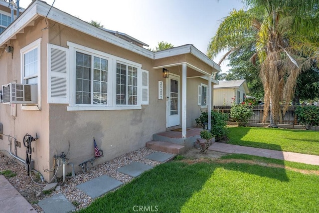 25252 Atwood Blvd, Newhall, CA 91321 - view of front of house featuring stucco siding and cooling unit