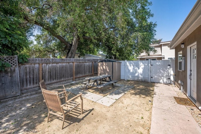 25252 Atwood Blvd, Newhall, CA 91321 - fenced backyard featuring a gate