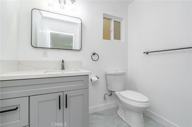 3818 Crawford St, Los Angeles, CA 90011 - half bath featuring marble finish floors and vanity