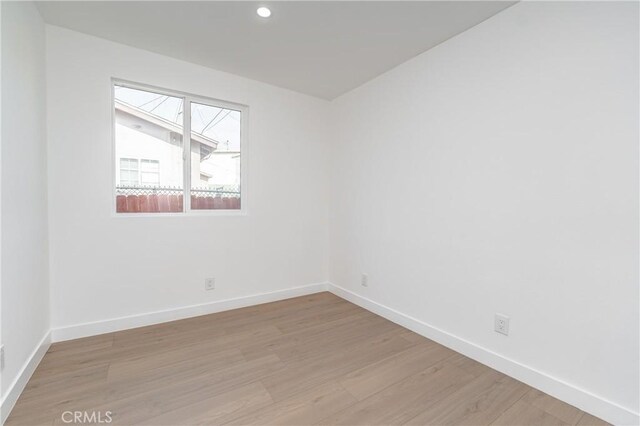 3818 Crawford St, Los Angeles, CA 90011 - spare room featuring light wood finished floors and recessed lighting