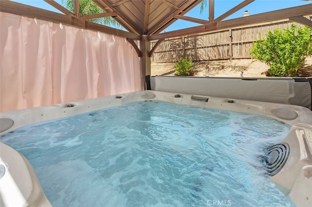23050 Catt Rd, Wildomar, CA 92595 - view of pool with a hot tub