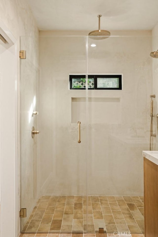 2334 Glover Pl, Los Angeles, CA 90031 - bathroom with a stall shower and vanity