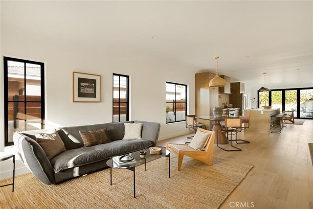 2334 Glover Pl, Los Angeles, CA 90031 - living area with light wood finished floors