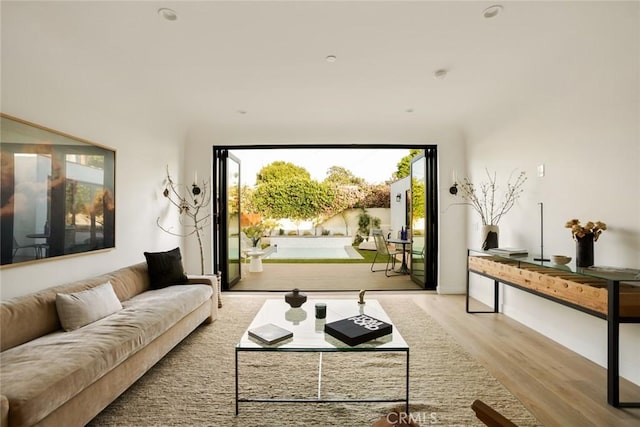 2334 Glover Pl, Los Angeles, CA 90031 - living area featuring wood finished floors and baseboards