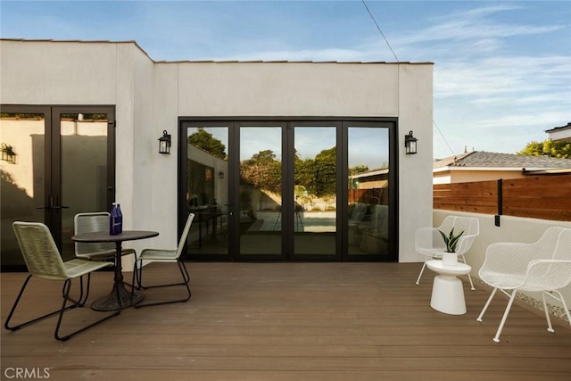 2334 Glover Pl, Los Angeles, CA 90031 - deck with french doors