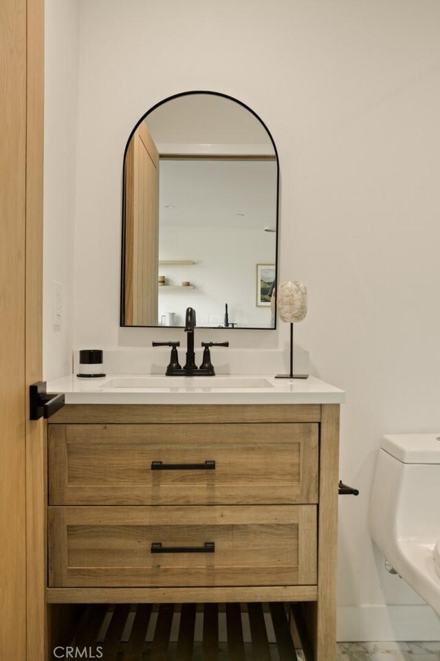 2334 Glover Pl, Los Angeles, CA 90031 - half bath featuring vanity and toilet