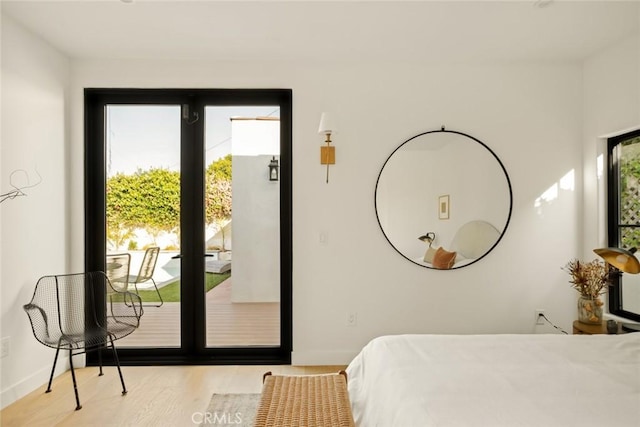 2334 Glover Pl, Los Angeles, CA 90031 - bedroom with wood finished floors and baseboards
