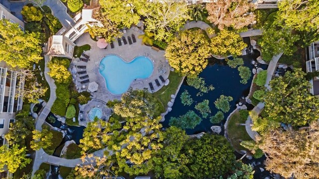20371 Bluffside Cir Unit B401, Huntington Beach, CA 92646 - view of property location featuring a pool area