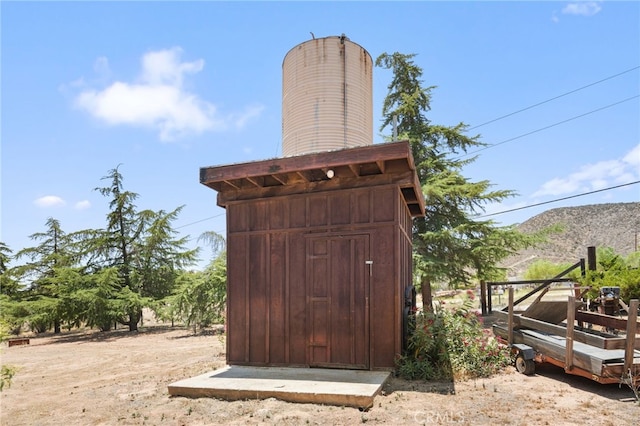 10821 Los Jordans Rd, Agua Dulce, CA 91390 - view of shed featuring a mountain view