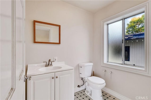728 Quail Dr, Los Angeles, CA 90065 - bathroom with vanity and tile patterned floors