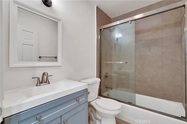 728 Quail Dr, Los Angeles, CA 90065 - bathroom with vanity and shower / bath combination with glass door