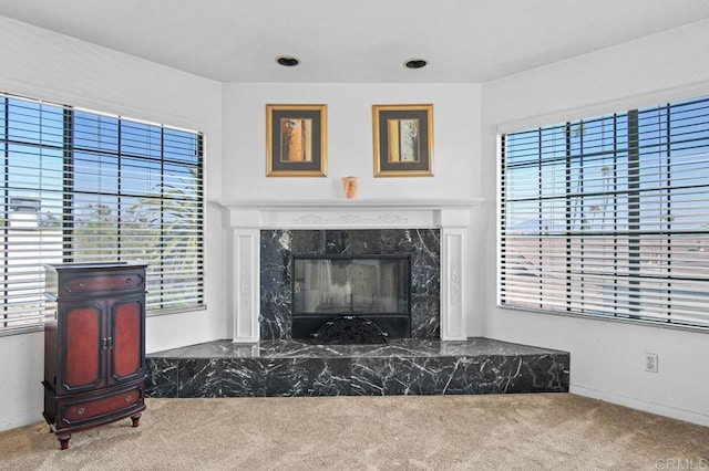 5855 Kappa St, La Mesa, CA 91942 - detailed view of carpet and a high end fireplace