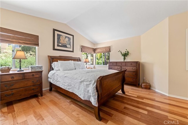 762 Twin Peaks Ave, Simi Valley, CA 93065 - bedroom featuring light wood-type flooring and lofted ceiling