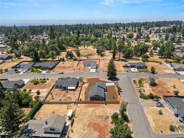 6105 Maxwood Dr, Paradise, CA 95969 - aerial view of property and surrounding area with nearby suburban area