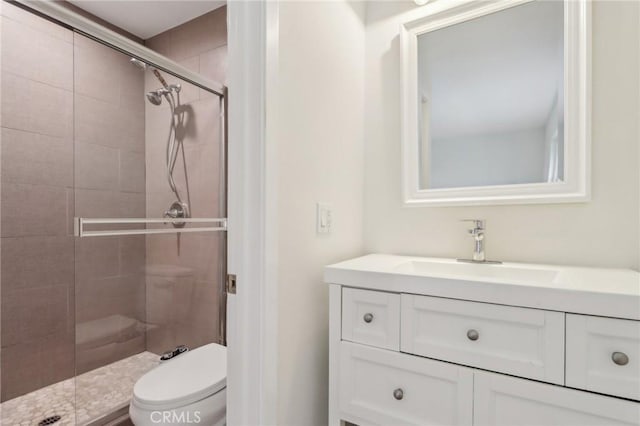 28512 Conejo View Dr, Agoura Hills, CA 91301 - full bathroom featuring a stall shower and vanity