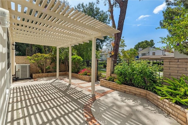 14 Willow Tree Ln, Irvine, CA 92612 - fenced backyard with a pergola and a patio area