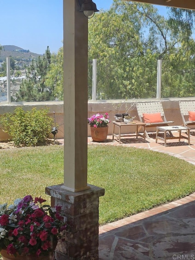 13756 Fontanelle Pl, San Diego, CA 92128 - view of green lawn featuring a patio area