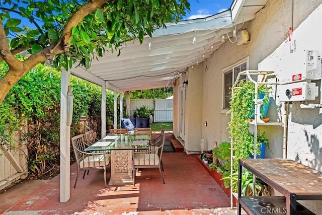 3751 Laurita Ave, Pasadena, CA 91107 - view of patio featuring outdoor dining space