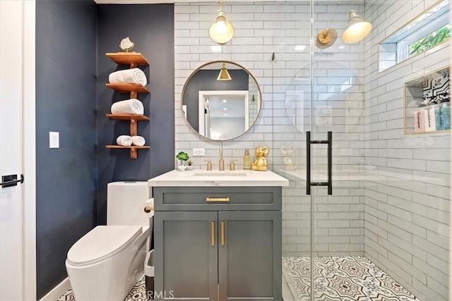 3751 Laurita Ave, Pasadena, CA 91107 - full bathroom with vanity and a shower stall