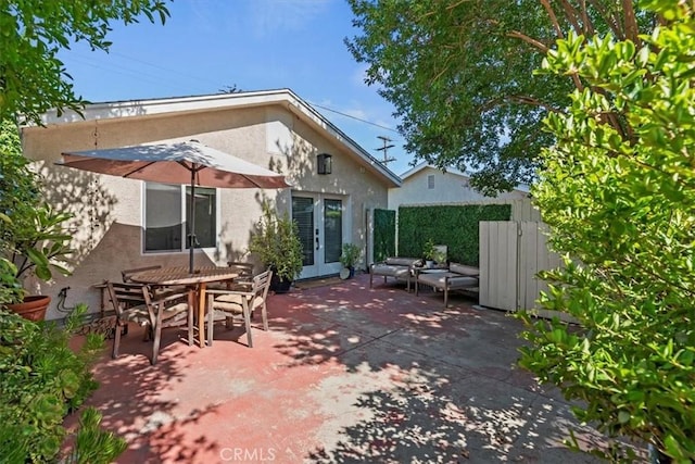 3751 Laurita Ave, Pasadena, CA 91107 - view of patio with french doors