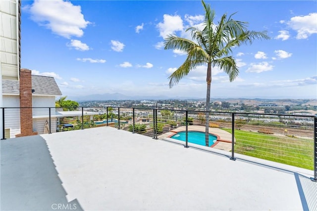 28422 La Pradera, Laguna Niguel, CA 92677 - view of patio / terrace with a mountain view