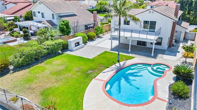 28422 La Pradera, Laguna Niguel, CA 92677 - aerial view of property and surrounding area featuring a pool area