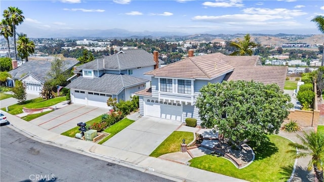 28422 La Pradera, Laguna Niguel, CA 92677 - aerial view of residential area featuring a mountain backdrop