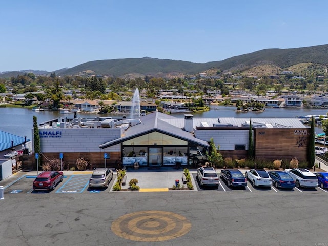 1481 Camino Linda Dr, San Marcos, CA 92078 - aerial view of a water and mountain view