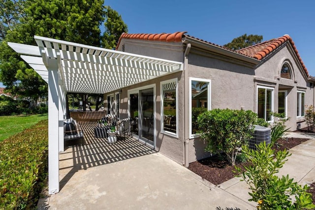 1481 Camino Linda Dr, San Marcos, CA 92078 - view of patio / terrace featuring a pergola
