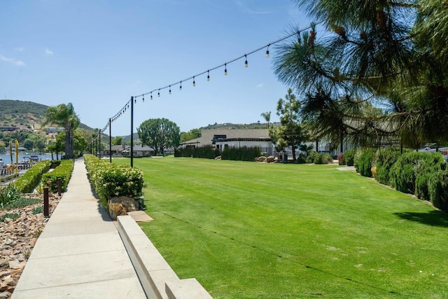 1481 Camino Linda Dr, San Marcos, CA 92078 - view of property's community featuring a yard and a mountain view