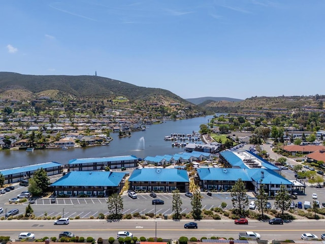 1481 Camino Linda Dr, San Marcos, CA 92078 - bird's eye view of a water and mountain view
