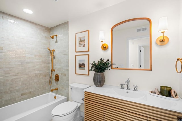 1481 Camino Linda Dr, San Marcos, CA 92078 - bathroom featuring bathtub / shower combination and vanity