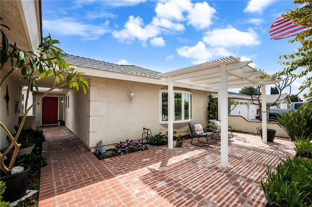 651 Lemke Dr, Placentia, CA 92870 - view of patio featuring a pergola
