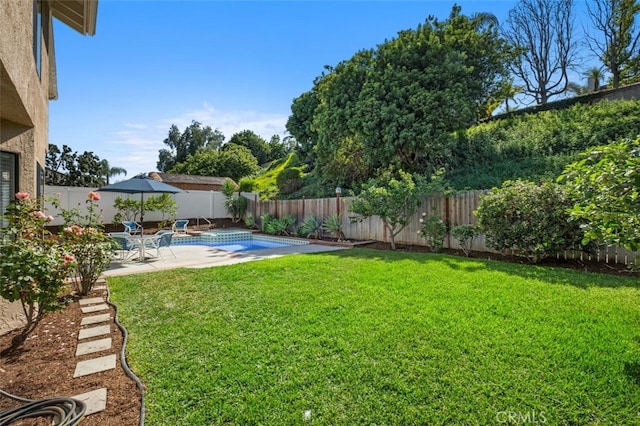 28611 Avenida Del Caballo, Laguna Niguel, CA 92677 - fenced backyard with a patio area