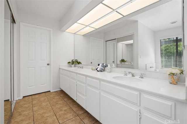 28611 Avenida Del Caballo, Laguna Niguel, CA 92677 - full bathroom with double vanity and tile patterned flooring